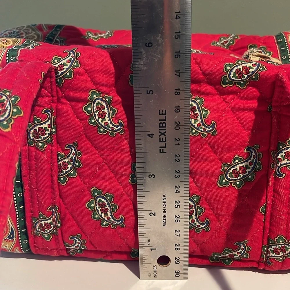 Vintage red Vera Bradley purse in EUC - Picture 10 of 11